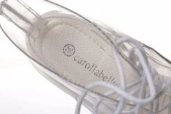 Transparent Baby Doll Booties -Clothing Discount Store transparent baby doll booties ankle boots block heel shoes ddlg playground 271