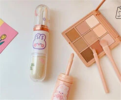 Travel Makeup Brush Set (4 In 1) -Clothing Discount Store travel makeup brush set 4 1 blush make brushes accessories ddlg playground 991