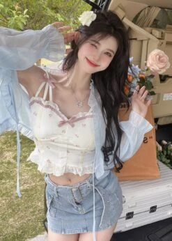 Fairy Cherry Bustier Crop -Clothing Discount Store tumblr d4d4b7179315aa4f892992298bc094ad 9bb1ceec 1280