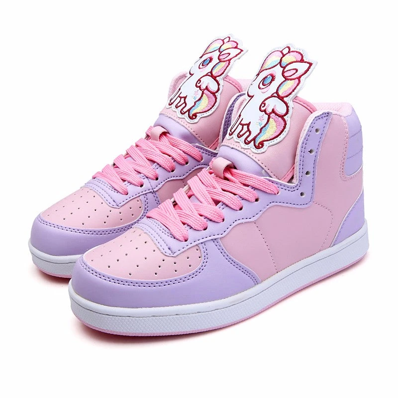 Unicorn High Top Sneakers 3 Unicorn High Top Sneakers