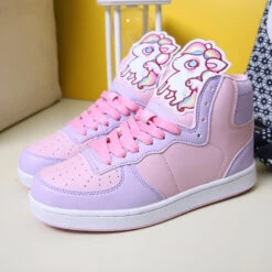 Unicorn High Top Sneakers 13 Unicorn High Top Sneakers -Clothing Discount Store unicorn pony high top sneakers fairy kei shoes kawaii babe 399