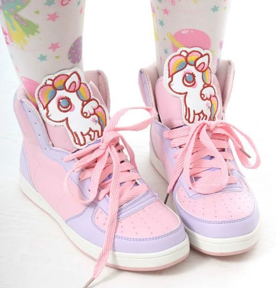 Unicorn High Top Sneakers 4 Unicorn High Top Sneakers - Image 2