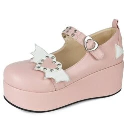 Valentine Mary Janes -Clothing Discount Store valentine mary janes buckle footwear heart shoes lolita ddlg playground 195