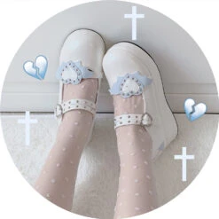 Valentine Mary Janes -Clothing Discount Store valentine mary janes buckle footwear heart shoes lolita ddlg playground 940