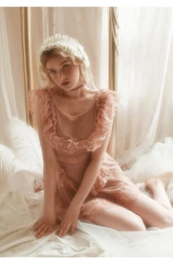 Victorian Princess Lingerie Set 29 Victorian Princess Lingerie Set -Clothing Discount Store victorian princess lingerie set bra chic coquette dollette dress lingerie kawaii babe 234