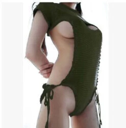 Kawaii Knit Bodysuit -Clothing Discount Store virgin killer bodysuit black abdl adult babies baby onesie onesies ddlg playground kawaii babe 816