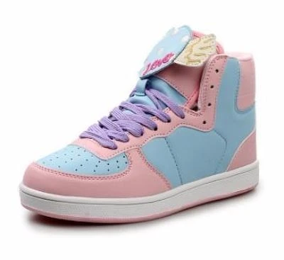 Winged Heart Hi Top Sneakers 10 Winged Heart Hi Top Sneakers - Image 8
