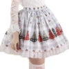 Winter Wonderland Skirt -Clothing Discount Store winter wonderland skirt christmas cold weather cozy aesthetic egl egl community skirts kawaii babe 167