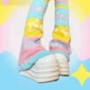 Y2K Star Pastel Leg Warmers 2 Y2K Star Pastel Leg Warmers -Clothing Discount Store y2k star pastel leg warmers leg warmers y2k star pastel 2000s 123