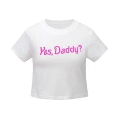 Yes Daddy Crop Top -Clothing Discount Store yes daddy crop top clothing tops inch cm daddy crop kawaii belly 931