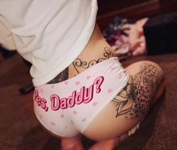 Yes Daddy Heart Panties 4 Yes Daddy Heart Panties - Image 2